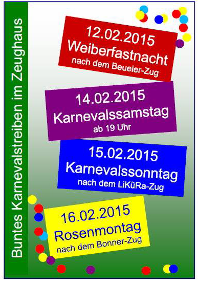 KarnevalsSonntag Party nach dem LiKüRa-Zug
